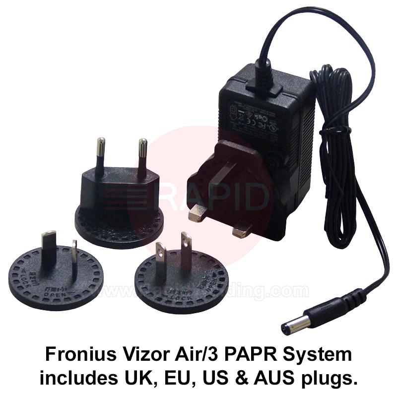 42,0510,0314  Fronius Vizor Connect Auto Darkening Welding Helmet PAPR System, Shades 5-12